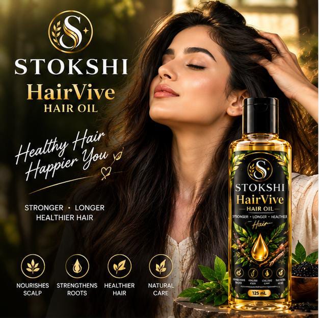 Stokshi HairVive – Luxe Nourishment for Stronger, Healthier-Looking Hair