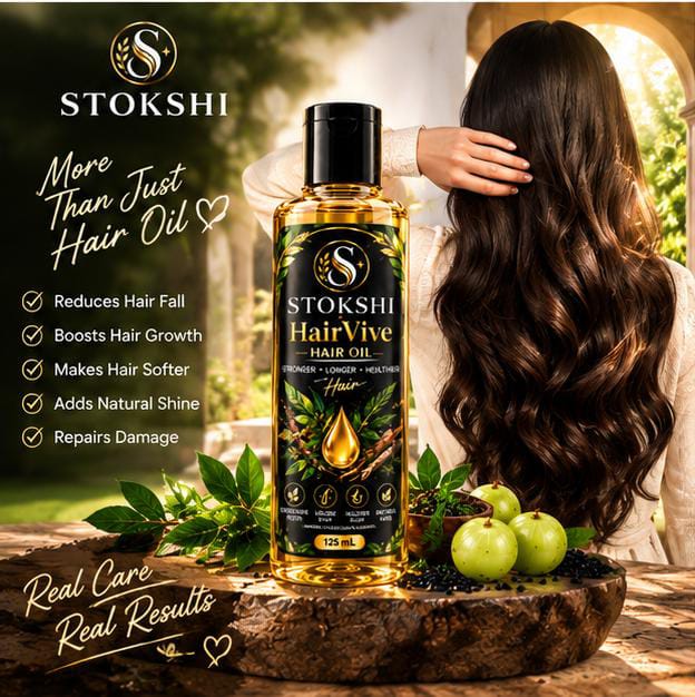 Stokshi HairVive – Luxe Nourishment for Stronger, Healthier-Looking Hair
